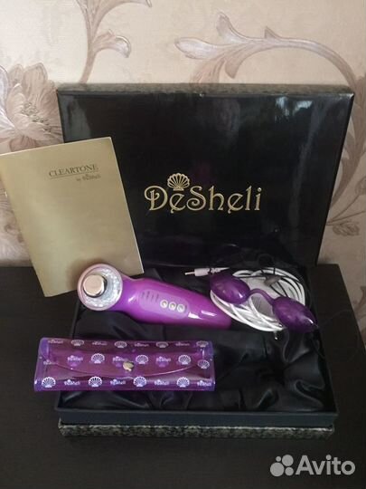 Массажер лица DeSheli фотон ультразвуковой