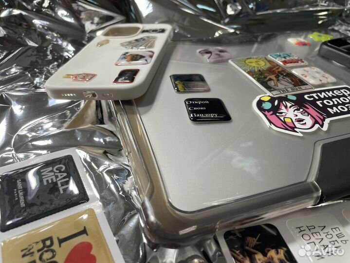 Производство 3Д-стикеров, индивидуальный дизайн