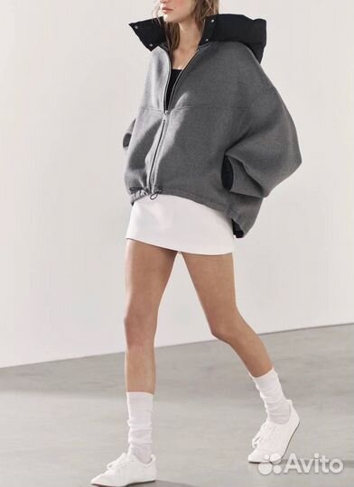 Бомбер с капюшоном Zara Xs, S, M, L
