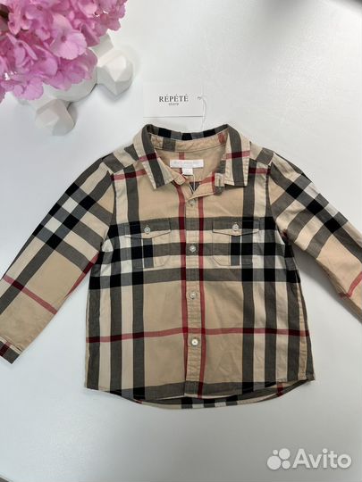 Рубашки burberry 2 года