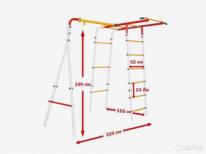 Спортивный детский комплекс для дачи