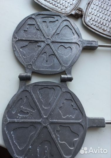 Формы СССР для вафель и печенья одним лотом