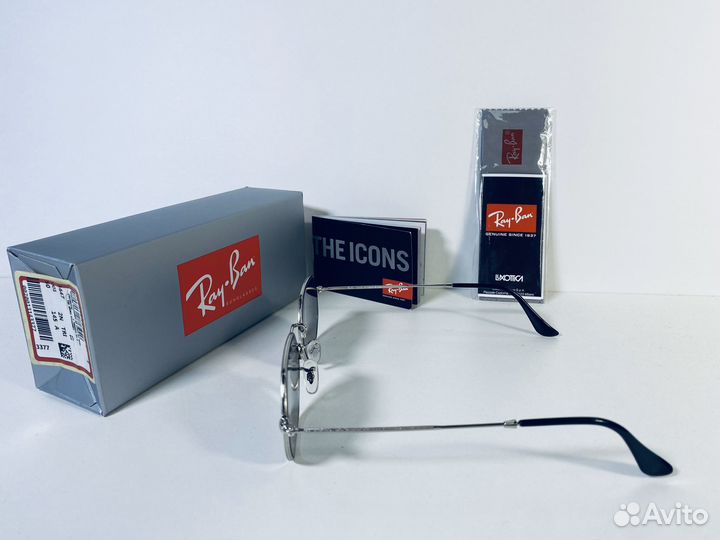 Очки Ray Ban Octagonal RB 3556 003/3F серебряные