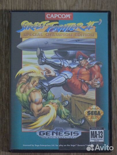Лицензионная игра Street Fighter STE Sega Genesis