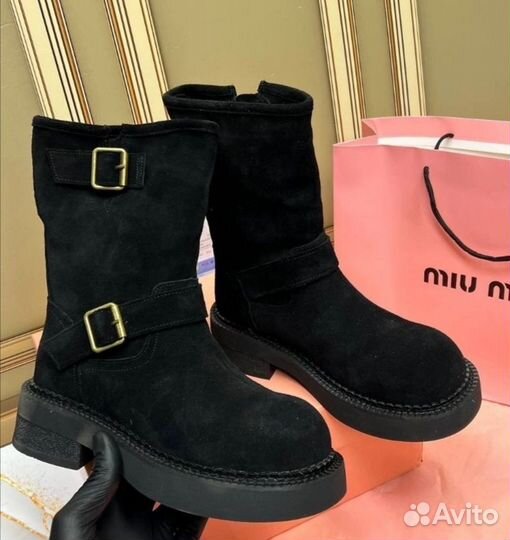 Miu miu ботинки зима