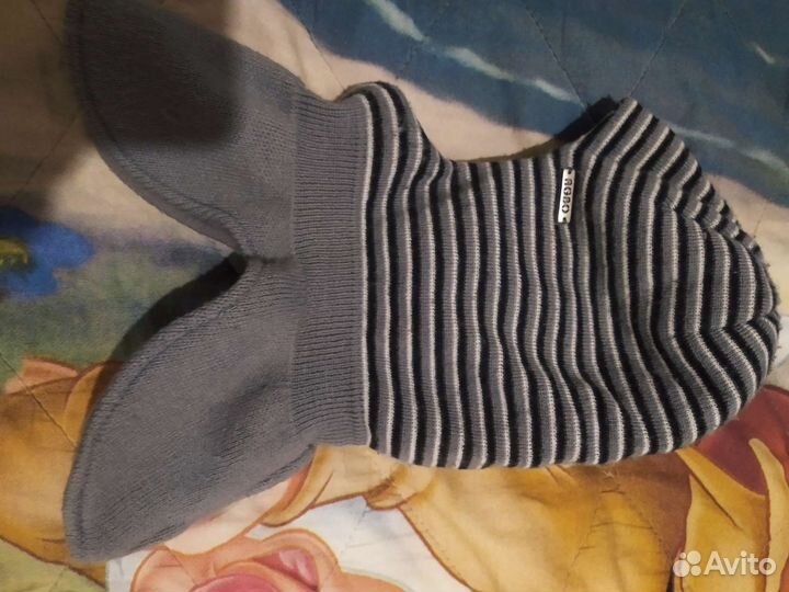 Шапка шлем для мальчика 46 48