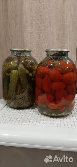 Огурцы и помидоры солёные