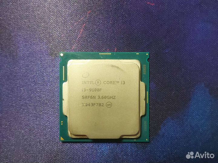 Процессор Intel core i3 9100f