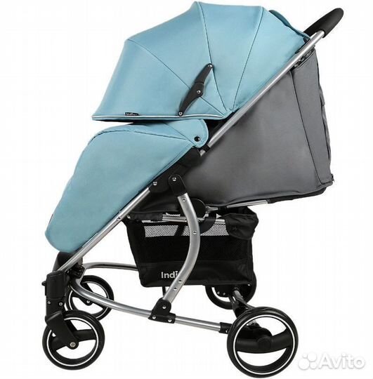 Прогулочная коляска Indigo Soul голубой