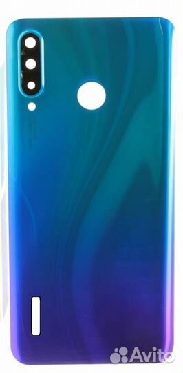 Задняя крышка для Huawei P30 Lite (48MP) Синяя (со