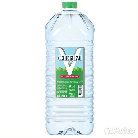 Минеральная вода Сенежская негазированная 5л