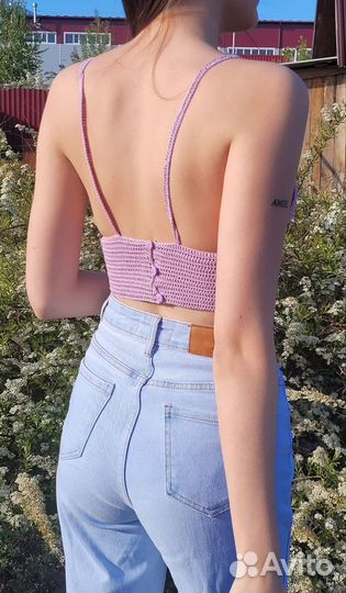 Вязаные топы, кроп-топы, сеточки