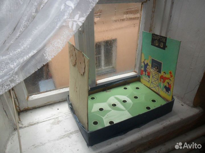 Советская настольная игра(баскетбол)