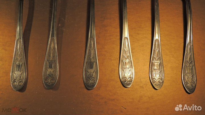 Ложки Столовые СССР 6 шт. нержавеющая сталь. *