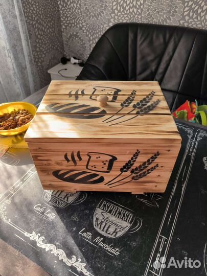 Хлебница деревянная ручная работа