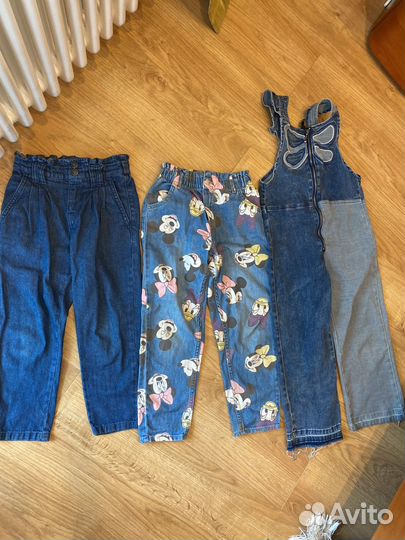 Джинсы на девочку 116 122
