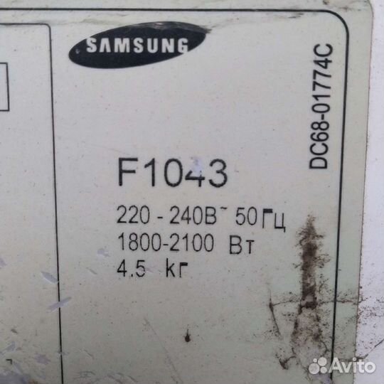 Б/у запчасти стиральной машины Samsung F1043
