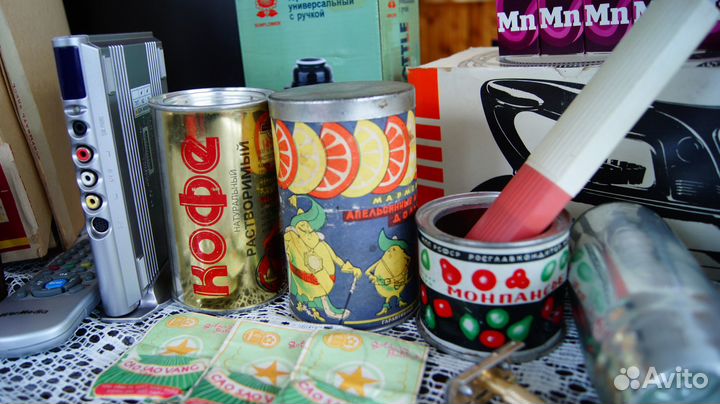 Монпансье и Кофе Банки СССР Ножи Тюнер