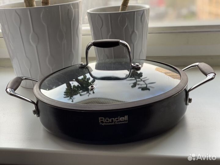 Сотейник с крышкой Rondell Mocco RDA-282, Кастрюля