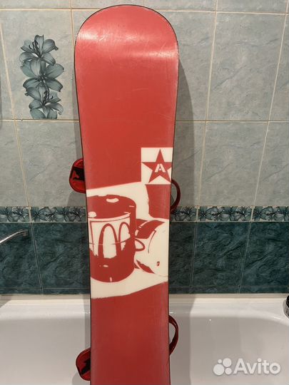 Сноуборд комплект atom, крепления burton