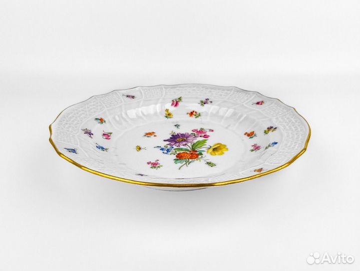 Антикварная тарелка, Meissen, фарфор, 1825 гг