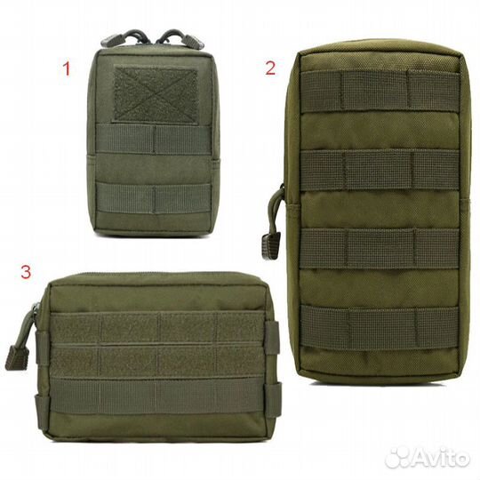 Подсумки утилитарные EDC, разные цвета