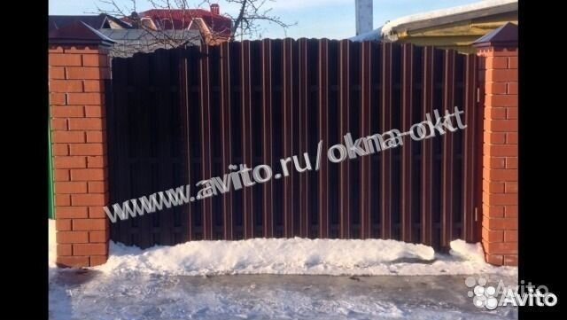 Забор из штакетника