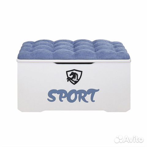 Ящик-пуфик для игрушек "sport"