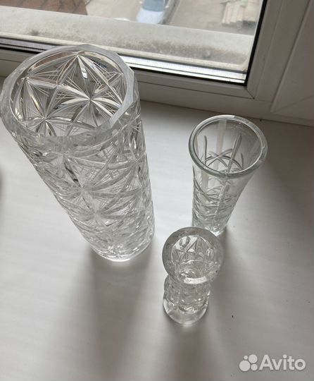 Хрустальные вазы