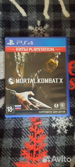 Диск mortal Komat X для PS 4
