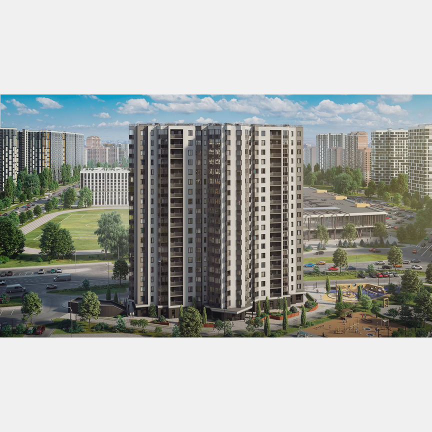 Квартира-студия, 23,1 м², 16/19 эт.