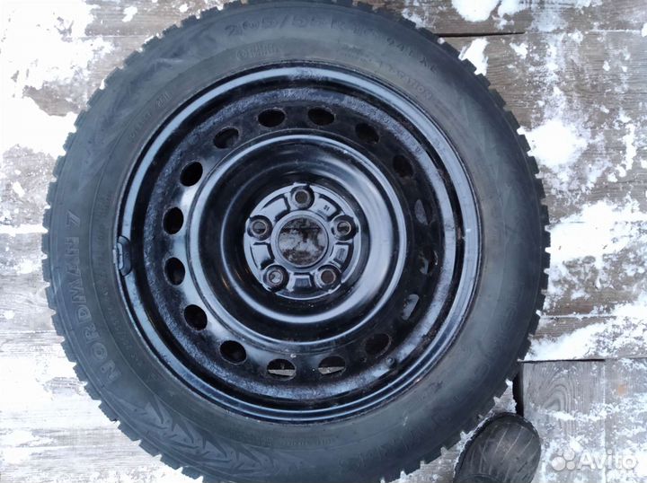 Колеса зимние 205/55 R 16 с дисками на toyota