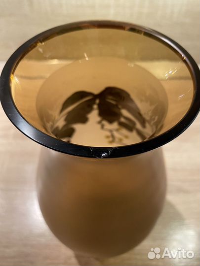 Ваза для цветов. Богемское стекло. Чехия