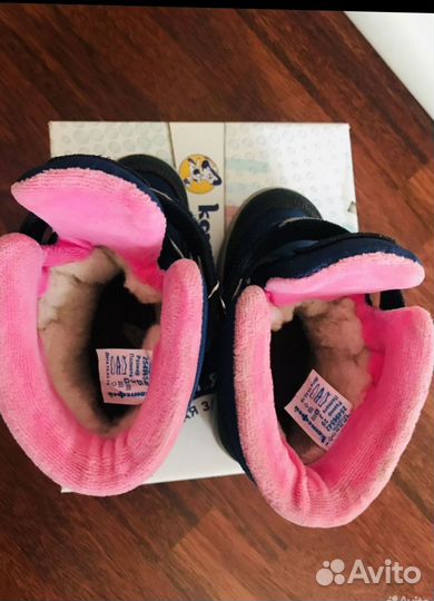 Ботинки зимние для девочки мембраные