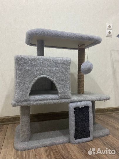 Домик для кота с когтеточкой