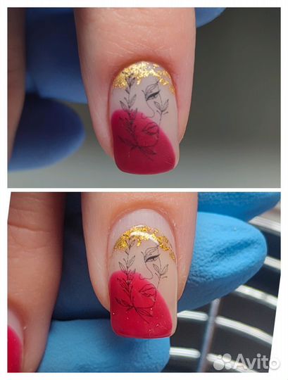 Маникюр с укреплением (все вкл1700) площадь Маркса