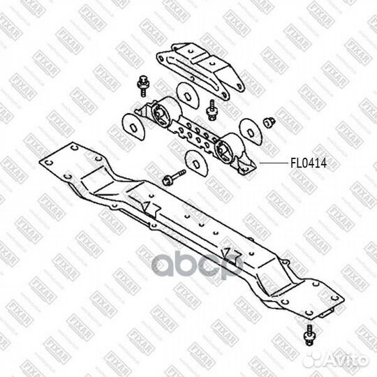 Опора двигателя FL0414 fixar