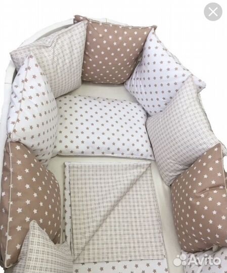 Бортики в детскую кроватку