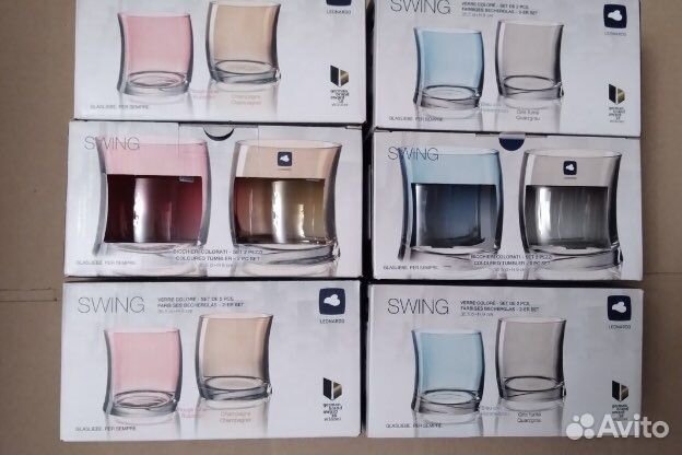 Наборы новых стаканов Leonardo Swing