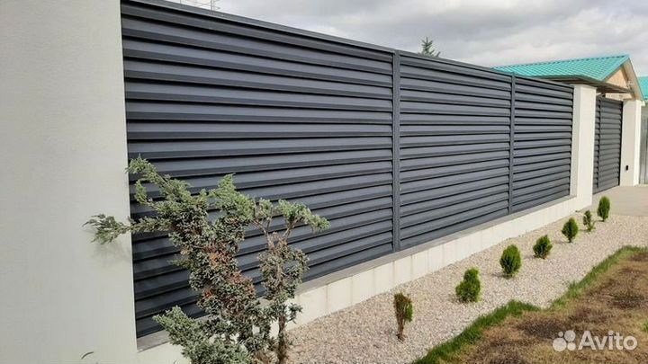 Забор жалюзи