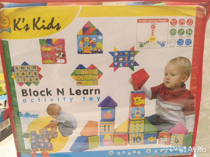 Мягкие кубики k's Kids (Gulliver) с окошками