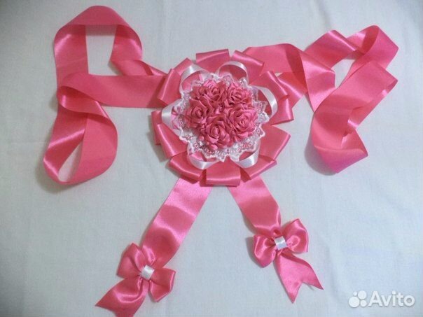 Бант на выписку из роддома