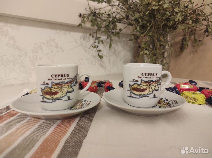 Кофейный сервиз новый сувенирный