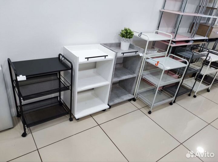 Этажерка на колесиках столик