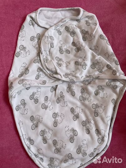 Пеленка-кокон на липучках