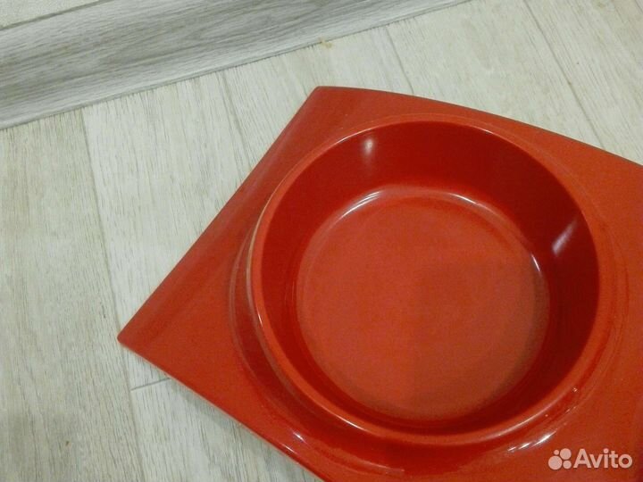 Меламиновая 350мл двойная миска для корма