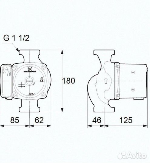 Циркуляционный насос grundfos