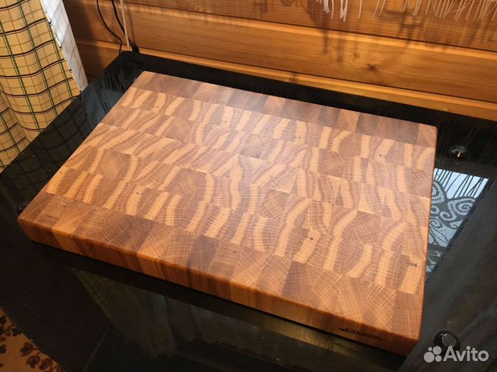 Торцевая разделочная доска дуб