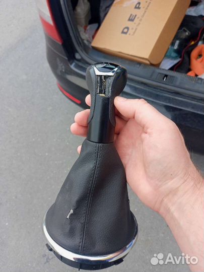 Ручка кпп коробки передач с кожухом vag