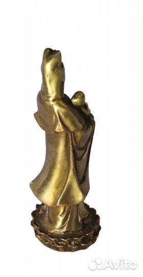 Гуань Инь с ребенком - Китайская Бронза ru*541